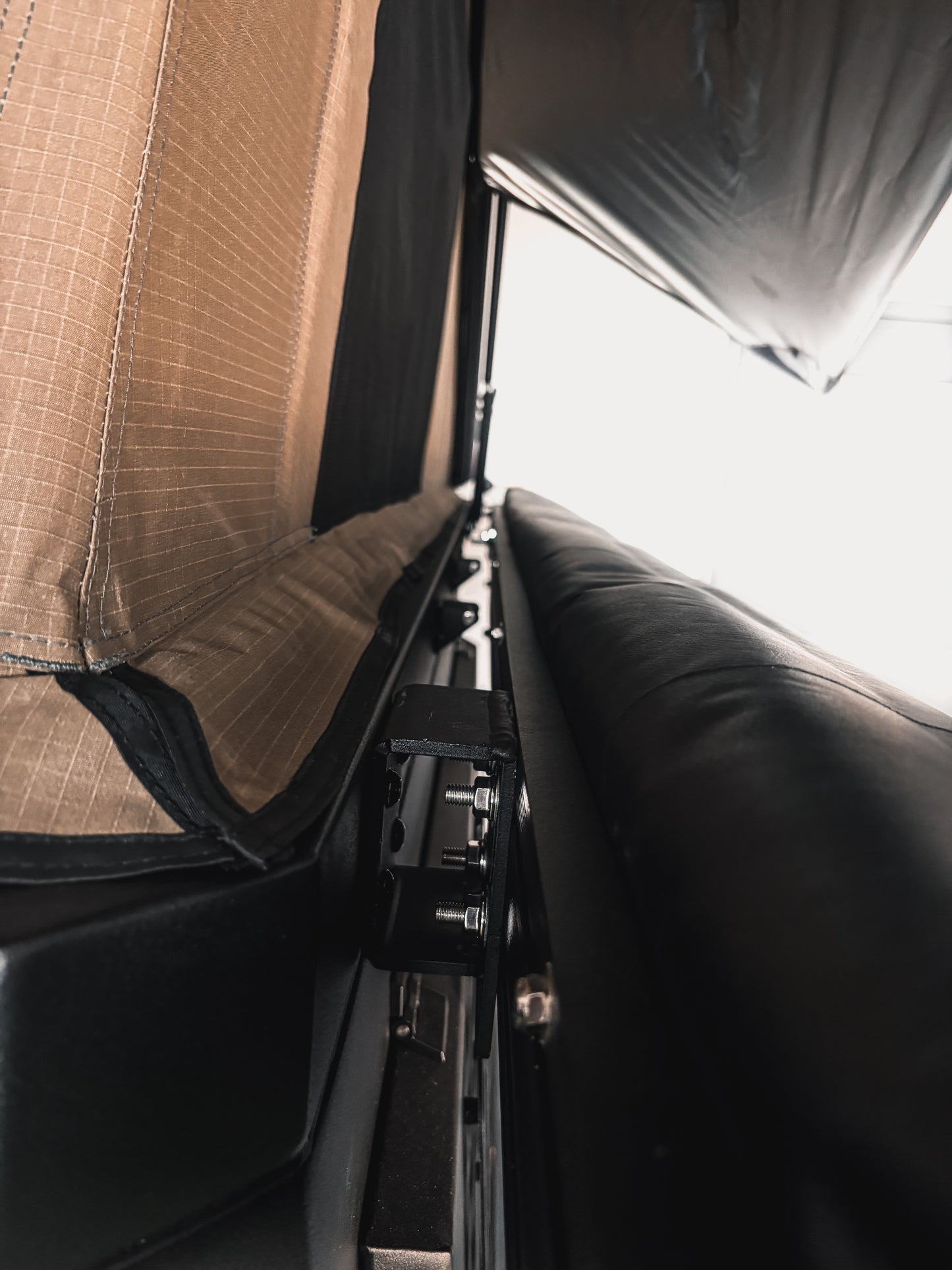 awning mounted on roamify camper