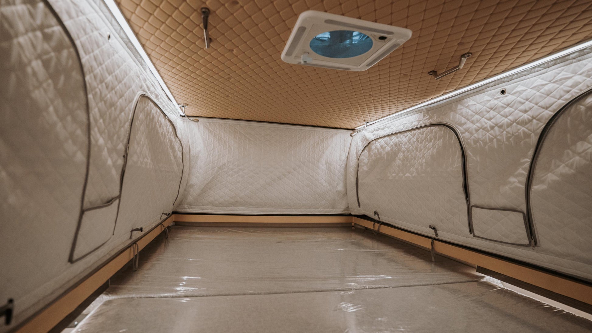 Bed in camper