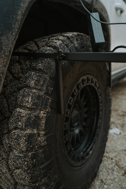 tire table legs mounts on tire