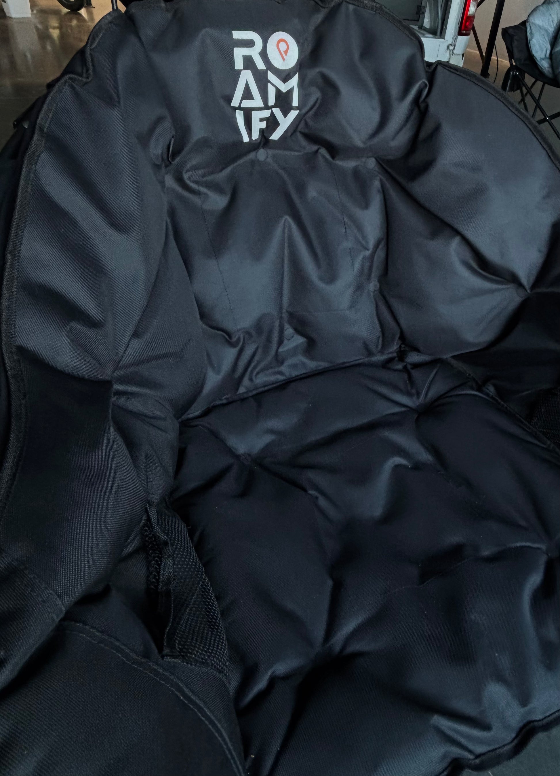 heated lawn chair - made by roamify