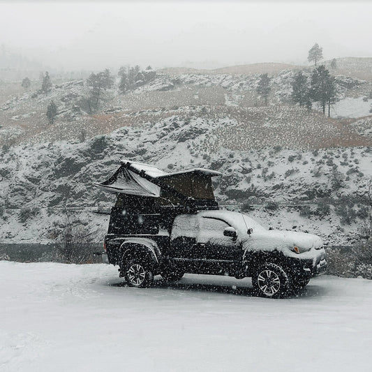 Truck Camper in Winter